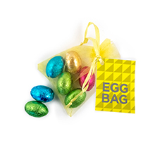 Organza Bag - Mini Chocolate Eggs